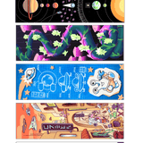 Galaxy of Istoria Habit Tracker Bookmarks Bundle