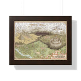 The Land of Istoria Print (Framed)