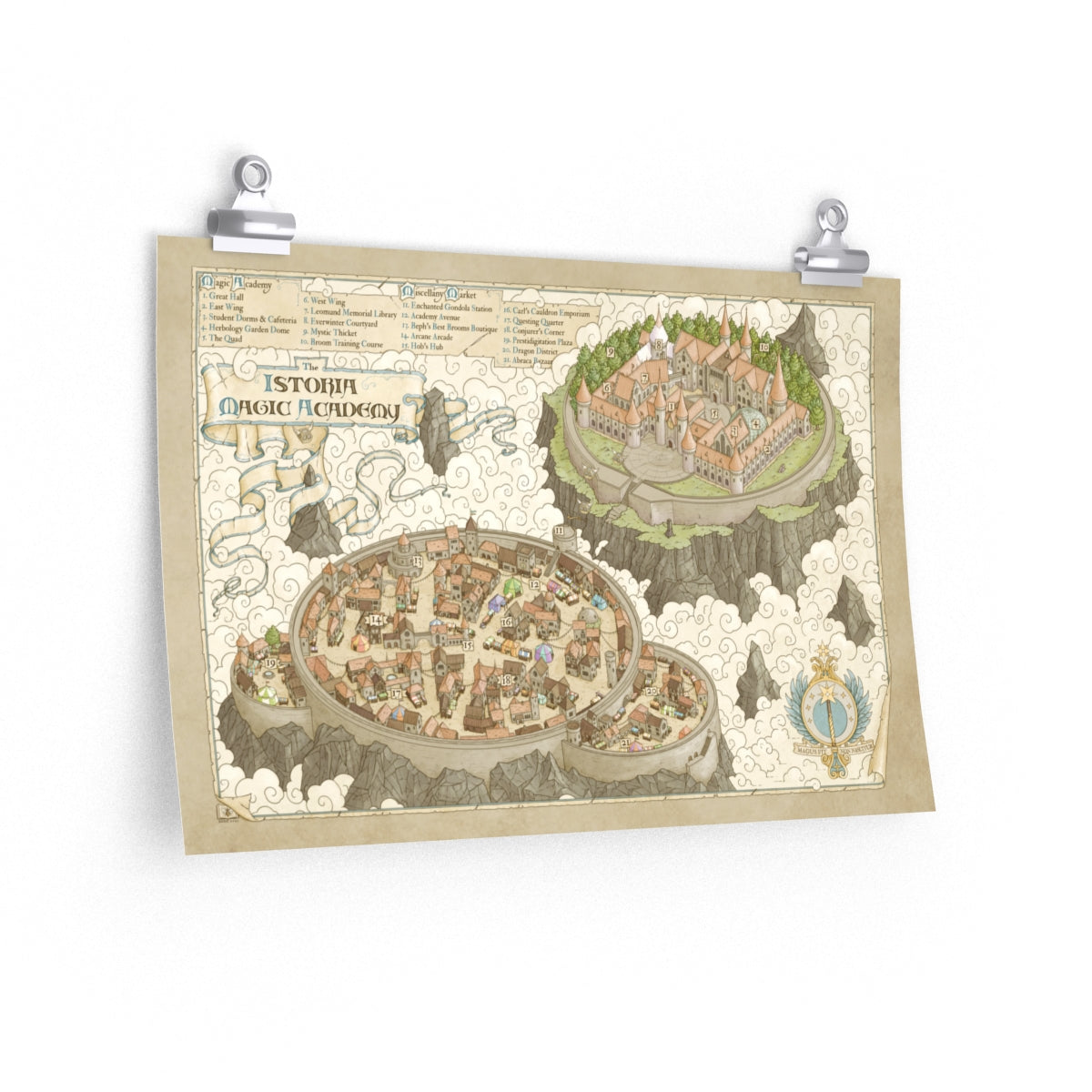 The Istoria Magic Academy Print